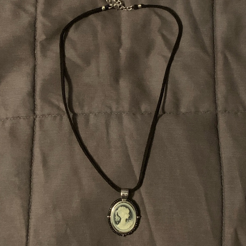 Lia Sophia “M’Lady” cameo necklace